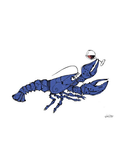 "Homard breton" -  24x18 & 40x30cm